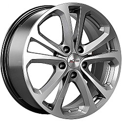 Диск X-trike X-113М Насыщеный серебристый 7 х 17 PCD 5/114,3 ET40 DIA64,1