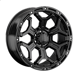 Диск LS FlowForming LS RC68 BK 9 х 17 PCD 6/139.7 ET15 DIA106,1