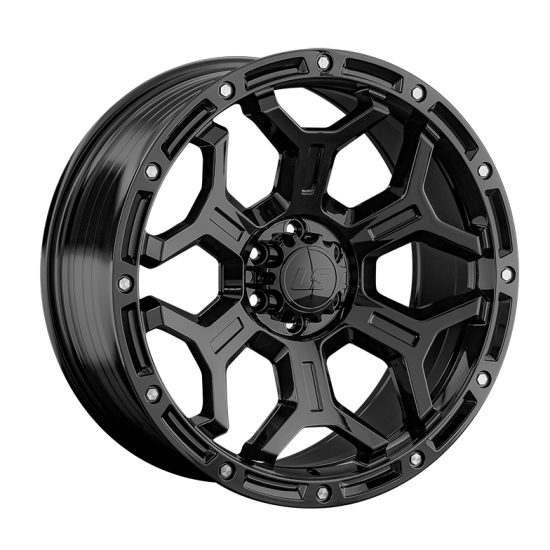 Диск LS FlowForming LS RC68 BK 9 х 18 PCD 6/139.7 ET25 DIA106,1