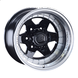 Диск LS LS 879 BKL 10 х 15 PCD 6/139.7 ET-44 DIA106,1