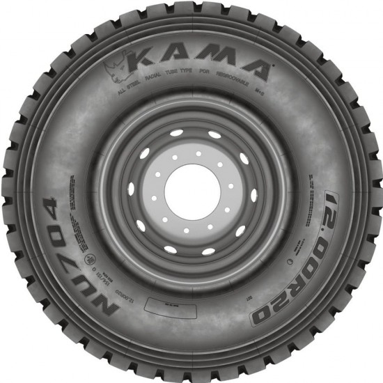 Шина КАМА NU 704 TL 12.00R20 154/151 G грузовая