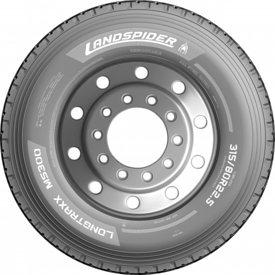 Шина Landspider Longtraxx MS300 TL 315/80R22.5 157/154 L грузовая