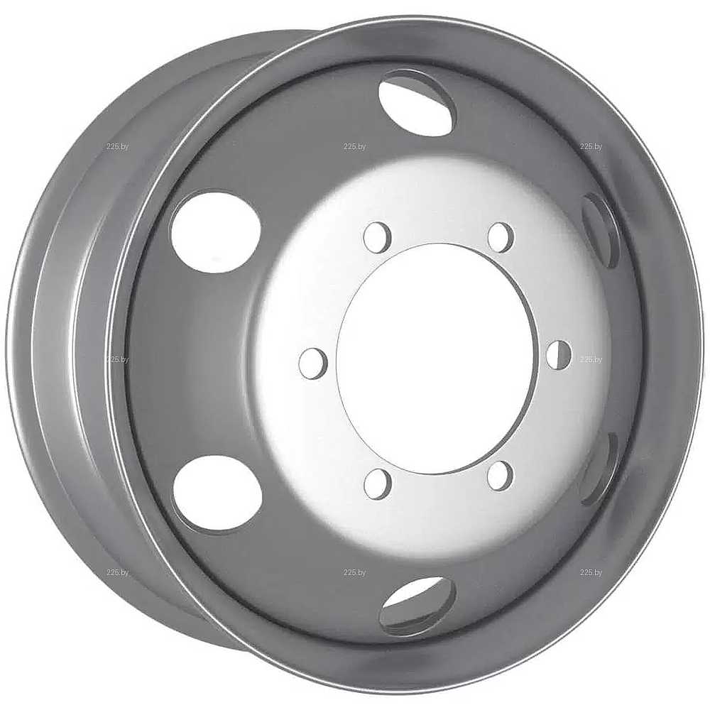 Колесный диск Asterro 00115021 6x17,5 6x222,25 D161 ET116 креп.плоский внешн. вент. Серебристый грузовой