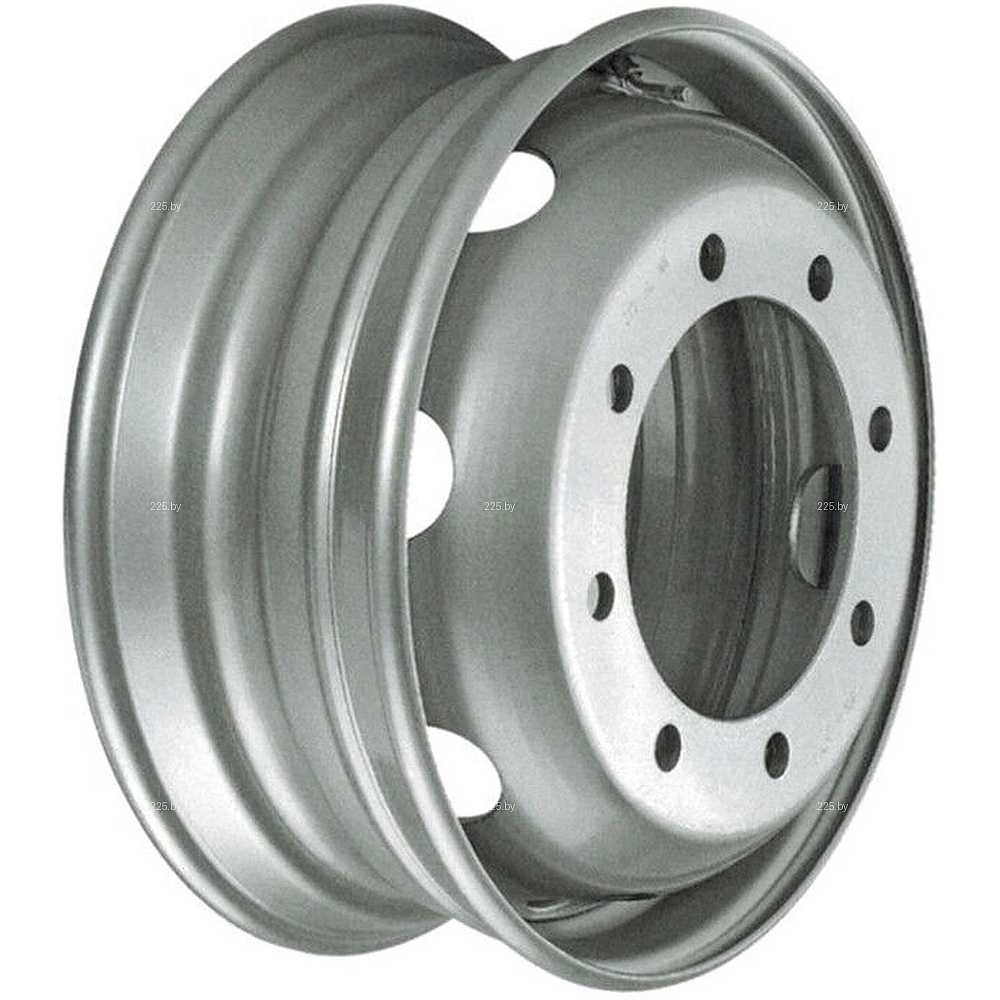 Колесный диск Asterro 1907B 7,50x19,5 8x275 D221 ET134 креп.плоский 26мм. внутр. вент. Серебристый грузовой