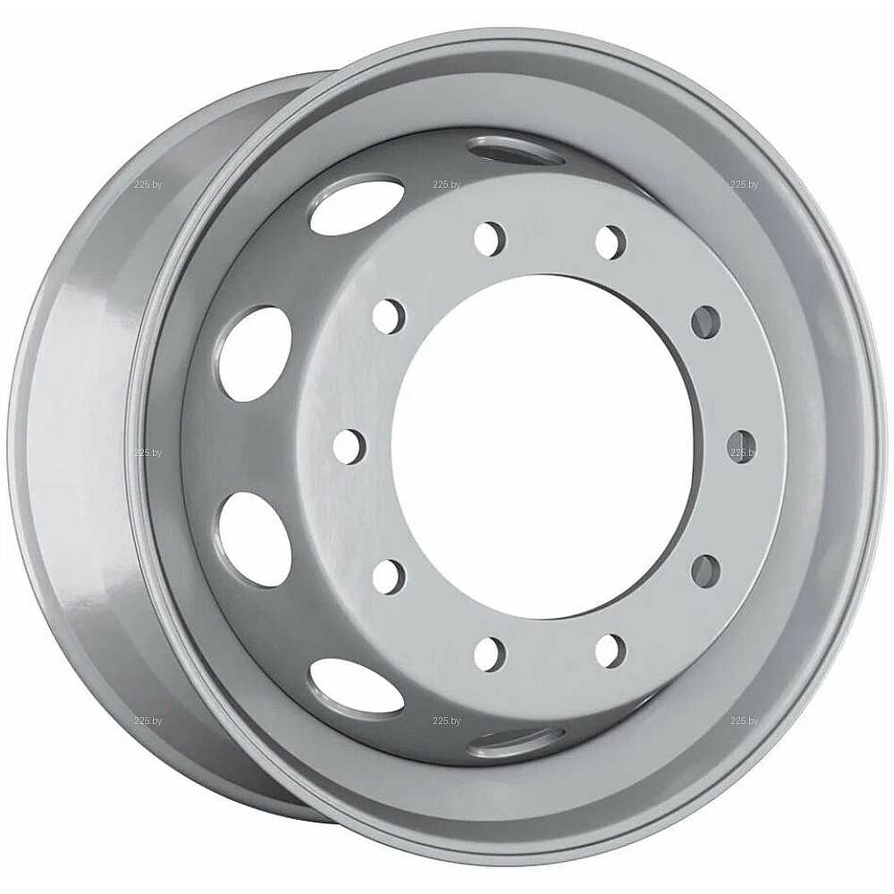 Колесный диск Accuride 10/225/176/129,5 6,75x17,5 10x225 D176 ET129,5 Серебристый грузовой