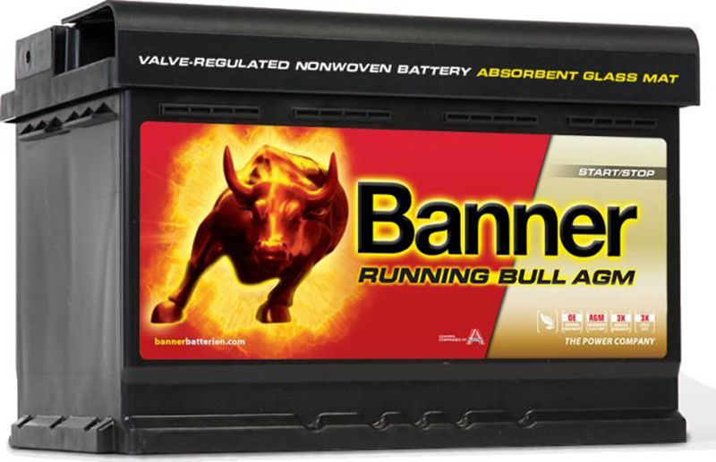 Banner Running Bull AGM 57001 70Ah/720 обратная ( -  + ) 278x175x190