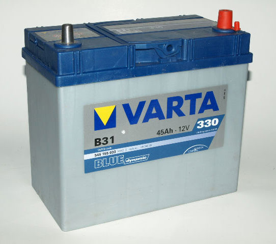 Varta Blue Dyn (Asia) 545155  e тонкие 45Ah/330 обратная ( -  + ) 238x129x227