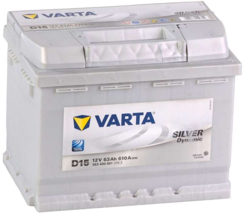 Varta Silver Dyn 563400 63Ah/610 обратная ( -  + ) 242x175x190