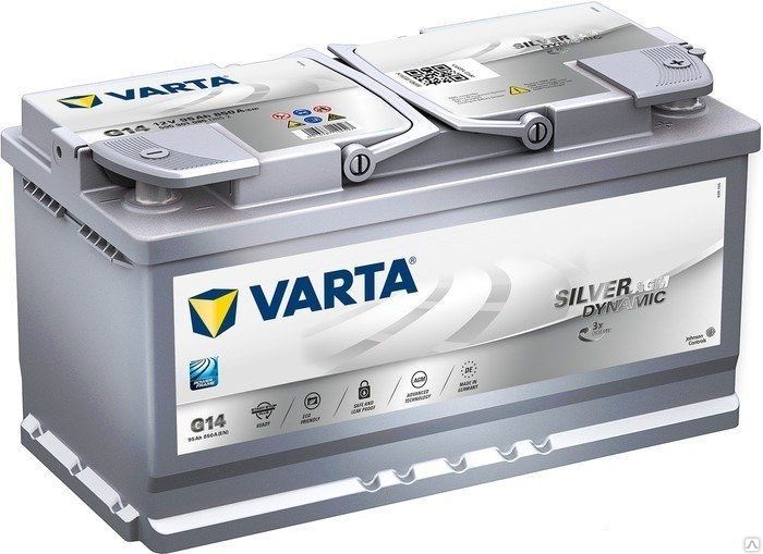 Varta Silver Dyn AGM 595901 95Ah/850 обратная ( -  + ) 353x175x190
