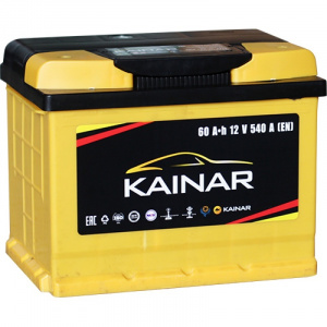Kainar 6СТ-60 низкий 60Ah/550 (- +) 242x175x175