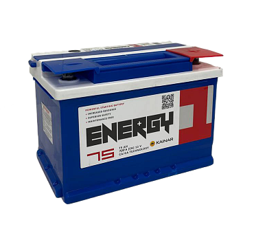 ENERGY 6СТ-75 75Ah/700 (+ -) 276x175x190